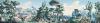 Papier peint panoramique antiquité Télémaque dans l'île de Calypso Couleur : Pastel
