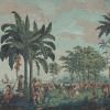 Papier peint panoramique exotique Les Voyages du Capitaine Cook