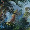 Papier peint panoramique paysage et jardin l'Eden