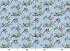 Papier peint ancien animal oiseaux, branchages - référence n° 1236 Hauteur x Largeur : 180 x 264 cm - 4 lés