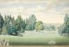 Papier peint panoramique Le Parc du château de Malmaison Couleur : Originale