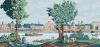 Papier peint panoramique Les Monuments de Paris - Partie 2 Couleur : Pastel