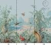 Papier peint ancien exotique Le Brésil - partie 2 Hauteur x Largeur : 180 x 213 cm - 3 lés