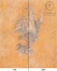 Papier peint ancien antiquité intitulé, L'été : fragment de peinture murale Hauteur x Largeur : 180 x 152 cm - 2 lés