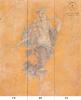 Papier peint ancien antiquité intitulé, L'été : fragment de peinture murale Hauteur x Largeur : 252 x 210 - 3 lés