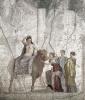 Papier peint ancien antiquité, L'Enlèvement d'Europe Couleur : Pastel