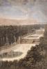 Papier peint panoramique Vue du Bosquet des Trois Fontaines Couleur : Pastel
