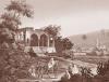 Papier peint ancien exotique Ruines d'une mosquée Couleur : Sépia