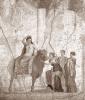Papier peint ancien antiquité, L'Enlèvement d'Europe Couleur : Sépia