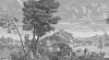 Papier peint panoramique Vues d'Italie - Partie 4 Couleur : Grisaille