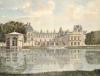 Papier peint décoratif Vue de l'étang de Fontainebleau Couleur : Originale